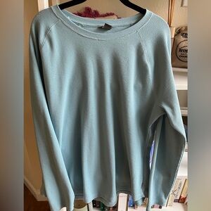 Eddie Bauer Waffle Crewneck Sleepshirt XL/worn 2x /soft & cozy /excellent cond!